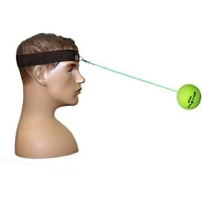 هدبال رزمی تنیسی Look Ball با هدبند قابل تنظیم و توپ واکنشی برای تمرین بوکس و ورزش های رزمی