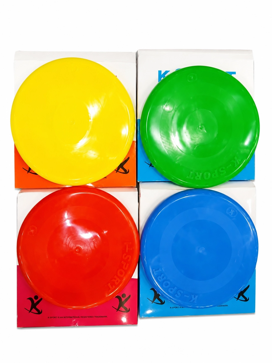 فریزبی حرفه‌ای پلاستیکی رنگی مناسب ورزش، بازی و تمرین در فضای باز