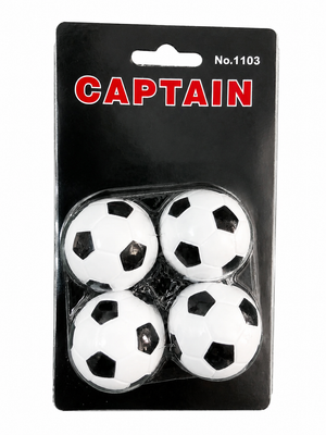 توپ فوتبال دستی پک 4 عددی captain 1103 مناسب انواع میز فوتبال دستی