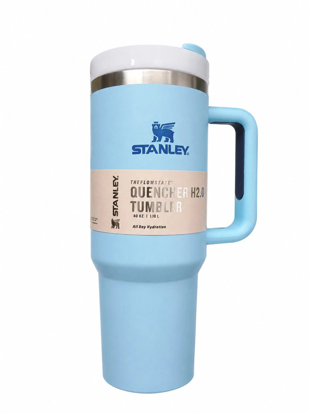 ماگ آبی آسمانی Stanley Quencher H2.0 ظرفیت ۱.۱۸ لیتر